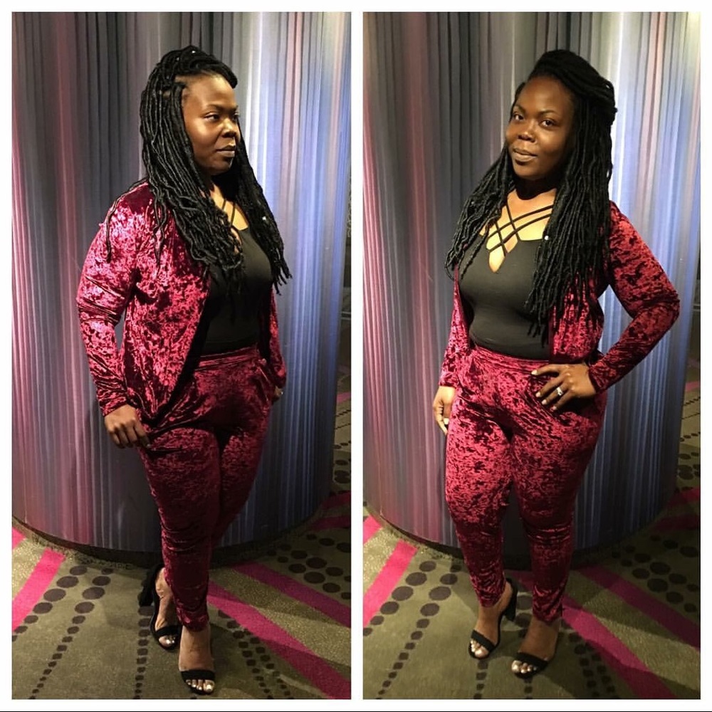 2 piece pant suit